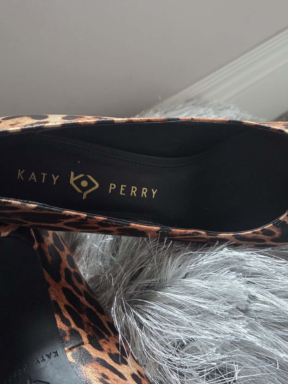 Katy Perry Collections Leopard Print Pointed Toe Pumps - Brown/Black - Picture 12 of 14